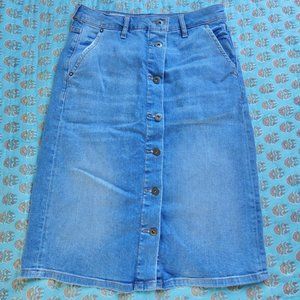 Anthropologie / pilcro denim pencil skirt 4